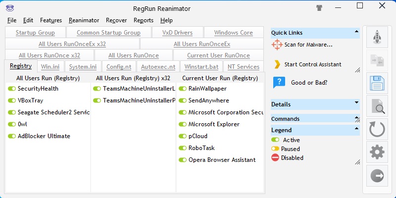 RegRun Reanimator скачать