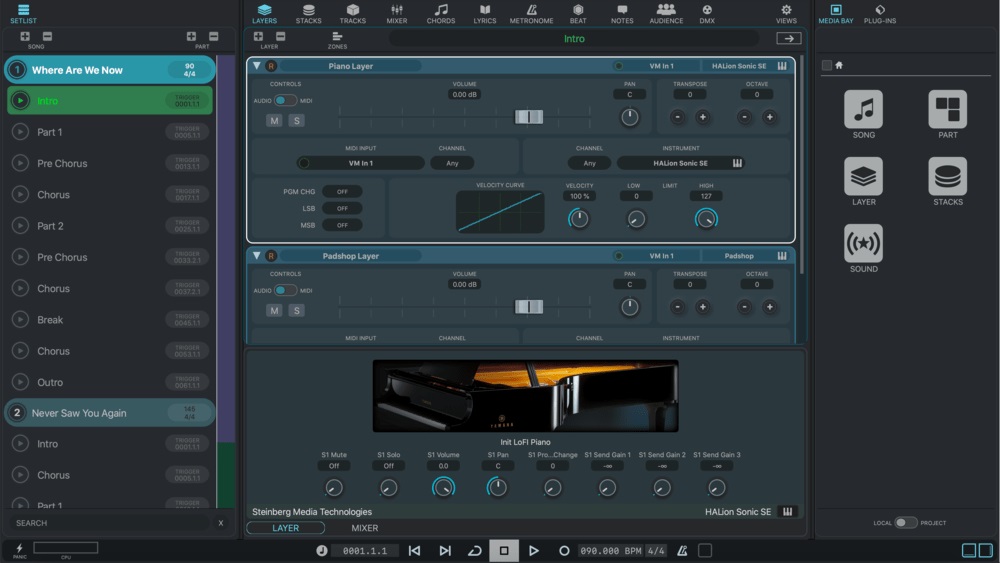 Steinberg VST Live Pro